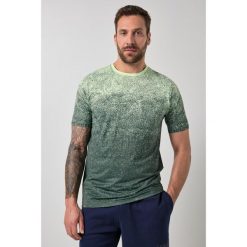 Męska T-shirt FLEXNAMIC® fitness nadruk na całej powierzchni rękaw 1/2. Zielone t-shirty męskie JAY-PI, m, bez wzorów, z elastanu, bez kołnierzyka. Za 179.99 zł.
