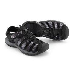 Sandały turystyczne unisex z zakrytym noskiem Alpine Pro Awede. Niebieskie obuwie trekkingowe damskie Alpine Pro, bez wzorów, bez obcasa. W wyprzedaży za 179.00 zł.