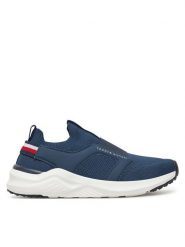 Tommy Hilfiger Sneakersy T3X9-33880-1219800 Granatowy. Niebieskie buty sportowe chłopięce Tommy Hilfiger, bez wzorów, z materiału, bez zapięcia. Za 299.99 zł.