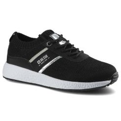 Czarne Sneakersy Big Star Damskie Półbuty Lekkie. Czarne półbuty damskie Big Star, bez wzorów, retro, bez obcasa. Za 139.00 zł.