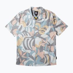Koszula męska Quiksilver Beach Club Casual. Koszule męskie Quiksilver, m, bez wzorów, bez kołnierzyka, bez ramiączek. Za 129.99 zł.