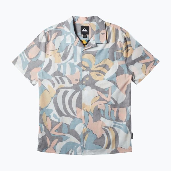 Koszula męska Quiksilver Beach Club Casual. Koszule męskie Quiksilver, m, bez wzorów, bez kołnierzyka, bez ramiączek. Za 129.99 zł.