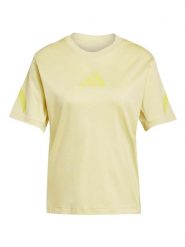Adidas Koszulka "Z.N.E" w kolorze żółtym rozmiar: XS/S. Żółte bluzki damskie Adidas, s, bez wzorów, z bawełny, bez kołnierzyka. Za 78.66 zł.