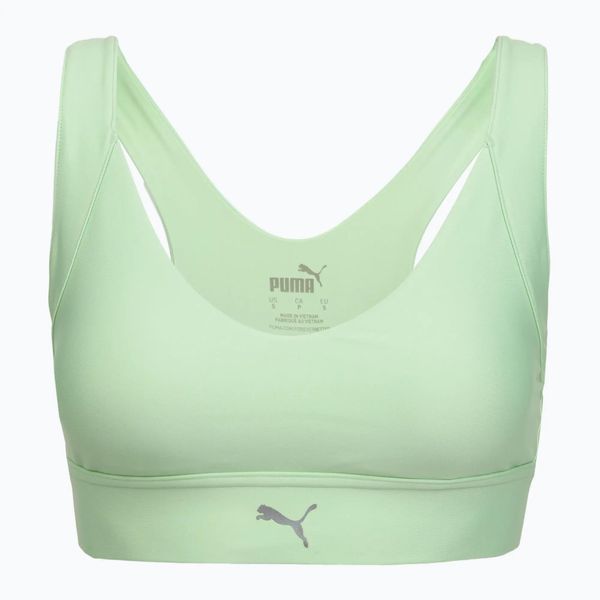 Biustonosz do biegania PUMA High Impact Ultraform Running Bra. Zielone biustonosze Puma, bez wzorów, z elastanu. Za 139.99 zł.