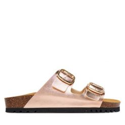 Klapki Scholl. Czerwone klapki damskie Scholl, bez wzorów, bez obcasa. Za 316.99 zł.