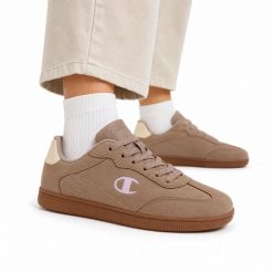 Buty damskie sportowe do chodzenia Champion PRESTIGE MS. Brązowe buty sportowe na co dzień damskie CHAMPION, bez wzorów, z jeansu, trekkingowe. Za 129.00 zł.