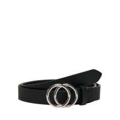 Pasek Only Rasmi ze sztucznej skóry czarny. Czarne paski męskie Only, bez wzorów, ze skóry. Za 63.41 zł.