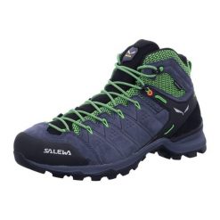 Buty trekkingowe męskie Salewa MS Alp Mate Mid WP. Niebieskie buty trekkingowe męskie Salewa, z materiału, za kostkę, bez zapięcia, trekkingowe. Za 805.00 zł.