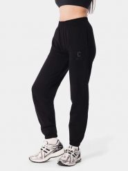 Carpatree Spodnie dresowe "Varsity" w kolorze czarnym rozmiar: S. Czarne spodnie dresowe damskie Carpatree, s, bez wzorów, z bawełny. Za 124.11 zł.
