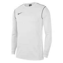 Męska Bluza Park 20 Z Okrągłym Dekoltem. Białe bluzy bez kaptura męskie Nike, m. Za 199.99 zł.