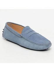 CHARLES & SMITH Skórzane mokasyny "Dennis" w kolorze błękitnym rozmiar: 40. Niebieskie mokasyny męskie CHARLES & SMITH. Za 173.99 zł.