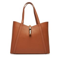 Torebka Furla. Brązowe torebki klasyczne damskie Furla, bez wzorów, bez dodatków. Za 1,209.00 zł.