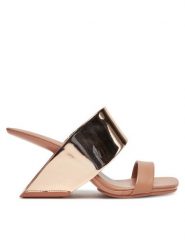 United Nude Klapki Loop Hi 10005222132 Różowy. Czerwone klapki damskie United Nude, bez wzorów, ze skóry, bez obcasa. Za 989.99 zł.