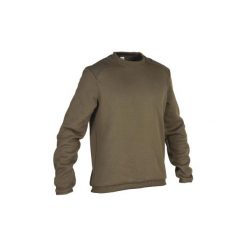 Sweter myśliwski 500. Brązowe swetry męskie SOLOGNAC, m, bez wzorów, z materiału, bez kołnierzyka. Za 69.99 zł.
