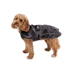 Wodoodporny płaszcz dla psa Dryrobe. Niebieskie płaszcze damskie DRYROBE, l, bez wzorów, z futra. Za 302.00 zł.