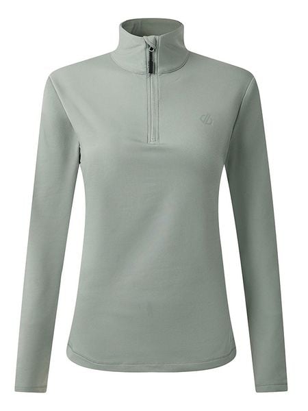 Dare 2b Koszulka narciarska "Lowline II" w kolorze zielonym rozmiar: 34. Zielone bluzki sportowe damskie Dare 2b, z materiału, bez kołnierzyka, bez ramiączek. Za 100.52 zł.