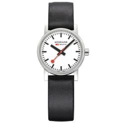 Zegarek damski Mondaine MSE.30110.LBV, Quartz, 30mm, 3ATM. Szare zegarki damskie MONDAINE, ze stali. Za 1,278.70 zł.