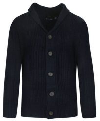 Dziergany Kardigan, Ciemny Granatowy Sweter Zapinany na Guziki, Elegancki -BRAVE SOUL. Niebieskie kardigany męskie Brave Soul, l, bez wzorów, dziergany, casualowe, bez kołnierzyka. Za 139.00 zł.