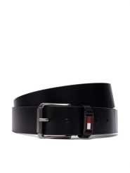 Tommy Jeans Pasek Tjm Tommy Roller Buckle 4.0 AM0AM14460 Czarny. Czarne paski męskie Tommy Jeans, bez wzorów, z jeansu. Za 209.99 zł.