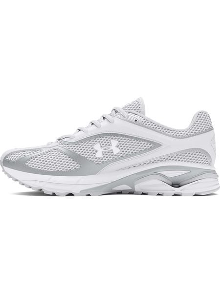 Under Armour Skórzane buty w kolorze szarym do biegania rozmiar: 41. Szare obuwie trekkingowe damskie Under Armour. Za 319.13 zł.
