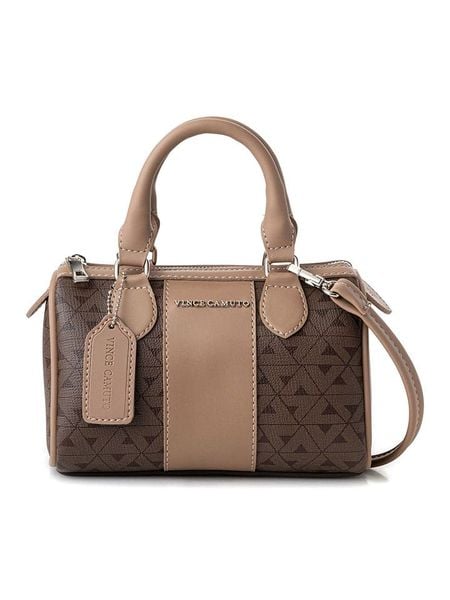 Vince Camuto Torebka w kolorze brązowo-beżowym - 21 x 13 x 13 cm rozmiar: onesize. Brązowe torebki klasyczne damskie Vince Camuto, bez wzorów, z materiału, bez dodatków. Za 183.88 zł.
