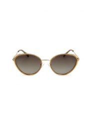 Polaroid Damskie okulary przeciwsłoneczne w kolorze złoto-jasnobrązowym rozmiar: 56. Brązowe okulary przeciwsłoneczne damskie Polaroid. Za 175.26 zł.