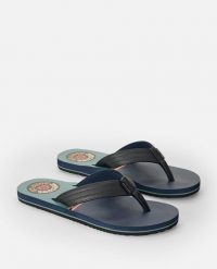 Japonki męskie Rip Curl Ripper Bloom. Zielone klapki i japonki męskie Rip Curl, z materiału. Za 129.99 zł.