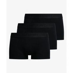 Bokserki Superdry (x3). Czarne bokserki męskie Superdry., bez wzorów. Za 206.15 zł.