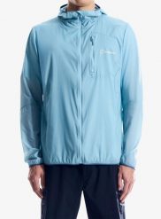 Kurtka przeciwwiatrowa męska Berghaus Pendower Wind Jkt Am. Niebieskie kurtki męskie Berghaus, m, bez wzorów, z materiału, bez kaptura. Za 478.49 zł.