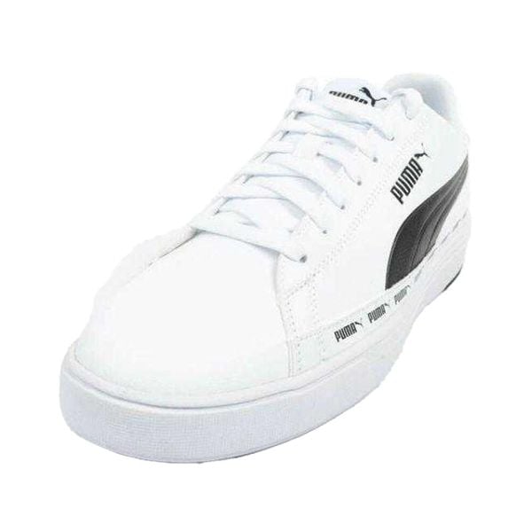 Męskie Buty Sportowe Serve Pro Ze Skóry Ekologicznej. Białe buty sportowe na co dzień męskie Puma, ze skóry ekologicznej, bez zapięcia, trekkingowe. Za 268.99 zł.