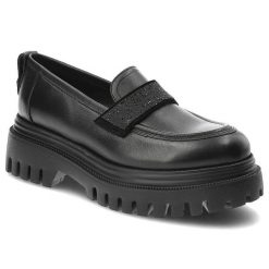 Czarne Półbuty Karino Eleganckie Skórzane Buty. Czarne półbuty damskie Karino, bez wzorów, ze skóry, eleganckie, bez obcasa. Za 359.00 zł.