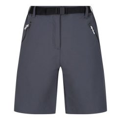 Szorty Damskie Rozciągliwe Xert III. Szare szorty damskie Regatta, bez wzorów, sportowe. Za 114.99 zł.