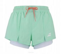 Spodenki do padla damskie Babolat Padel Short Perf. Niebieskie spodenki sportowe damskie BABOLAT, bez wzorów, z elastanu, eleganckie. Za 179.99 zł.
