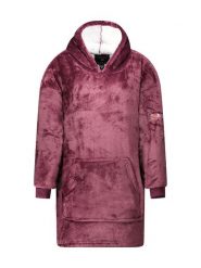 Geographical Norway Bluza polarowa "Uddy" w kolorze bordowym rozmiar: L. Czerwone bluzy z kapturem damskie Geographical Norway, l, z polaru. Za 139.54 zł.