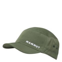 Czapka Mammut Lhasa Dorośli. Zielone czapki męskie Mammut, z aplikacjami, z materiału, sportowe. Za 216.99 zł.