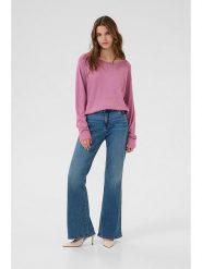 CULTURE Sweter w kolorze jasnoróżowym rozmiar: S. Różowe swetry klasyczne damskie Culture, s, bez kołnierzyka. Za 78.99 zł.