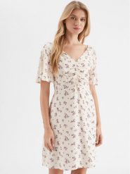 ONLY Sukienka codzienna 15299142 Écru Regular Fit. Sukienki damskie Only, na co dzień, xs, bez wzorów, z wiskozy, bez kołnierzyka, bez ramiączek, proste. Za 119.99 zł.