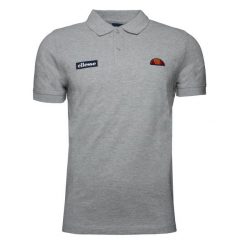 Koszulka Polo z krótkim rękawem Męska Ellesse SHS04475. Szare koszulki polo męskie Ellesse, m, bez wzorów, z bawełny, bez ramiączek. Za 211.30 zł.
