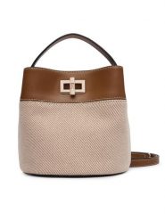 Furla Torebka Amelia Mini WE00879 BX3542 CN TCO00 Beżowy. Brązowe torebki klasyczne damskie Furla, bez wzorów, z materiału, bez dodatków. Za 1,089.00 zł.