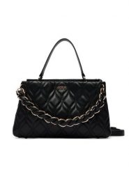Guess Torebka Maxine HWQG97 33050 Czarny. Czarne torebki klasyczne damskie Guess, z aplikacjami, ze skóry, bez dodatków. Za 634.99 zł.