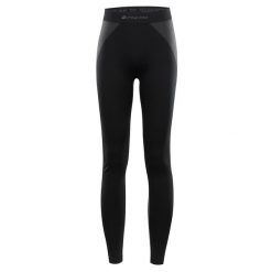 Damskie legginsy Alpine Pro Lenta. Czarne bielizna termoaktywna damska Alpine Pro, bez wzorów. Za 168.95 zł.