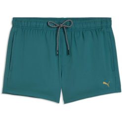 Szorty męskie Puma Swim Men Short Length Swim Shorts. Niebieskie szorty męskie Puma, z materiału, bez kołnierzyka. Za 290.00 zł.