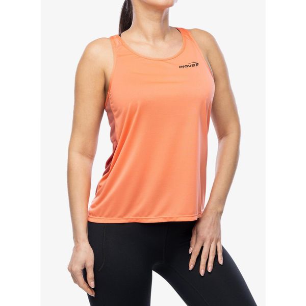 Koszulka biegowa damska Inov-8 Performance Vest. Brązowe bluzki damskie Inov-8, xs, bez wzorów, bez kołnierzyka. Za 77.99 zł.