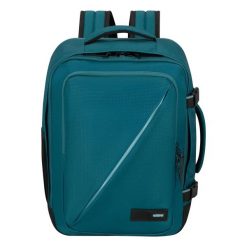 Plecak American Tourister Take2cabin MS. Niebieskie plecaki męskie AMERICAN TOURISTER, bez wzorów, z materiału. Za 219.99 zł.