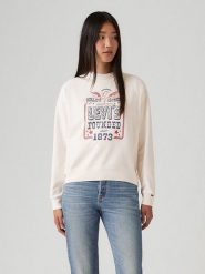 Levi's Bluza w kolorze kremowym rozmiar: S. Brązowe bluzy bez kaptura damskie Levi's, s, z bawełny. Za 144.92 zł.