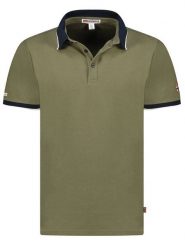 Geographical Norway Koszulka polo "Kara" w kolorze khaki rozmiar: 3XL. Brązowe koszulki polo męskie Geographical Norway, xl, bez wzorów, z bawełny, bez ramiączek. Za 79.21 zł.