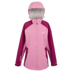 Damska Kurtka Wodoodporna Bosfield III. Niebieskie kurtki damskie Regatta, m, bez wzorów, z materiału, z kapturem. Za 355.99 zł.