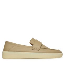 Półbuty BOSS. Brązowe półbuty męskie Boss, bez zapięcia. Za 899.99 zł.