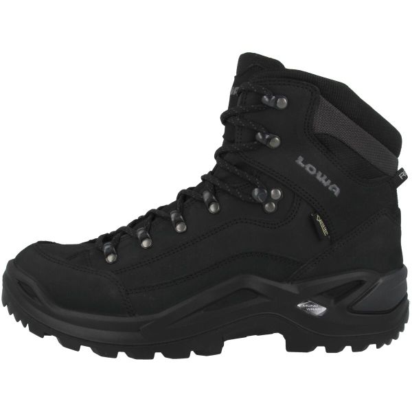 Buty trekkingowe męskie Lowa Renegade Gtx Mid. Czarne buty trekkingowe męskie Lowa, na zimę, z gore-texu, za kostkę, bez zapięcia, trekkingowe, gore-tex. Za 1,225.99 zł.