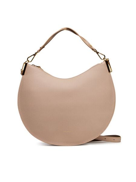 Coccinelle Torebka QKF Coccinellesunup E1 QKF 13 01 Beżowy. Brązowe torebki klasyczne damskie Coccinelle, bez wzorów, ze skóry, bez dodatków. Za 1,089.00 zł.